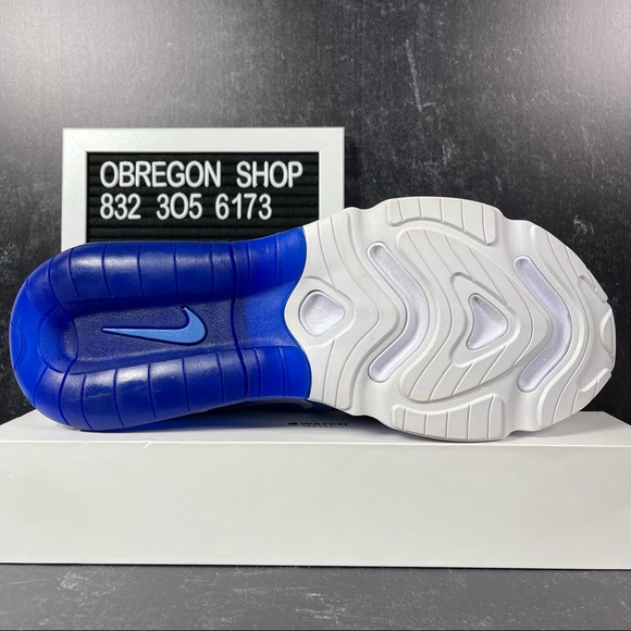 NIKE AIR MAX 200 PACIFIC BLUE MENS SHOES SIZE 11 TRACK AND FIELD WHITE NEW - Picture 4 of 10